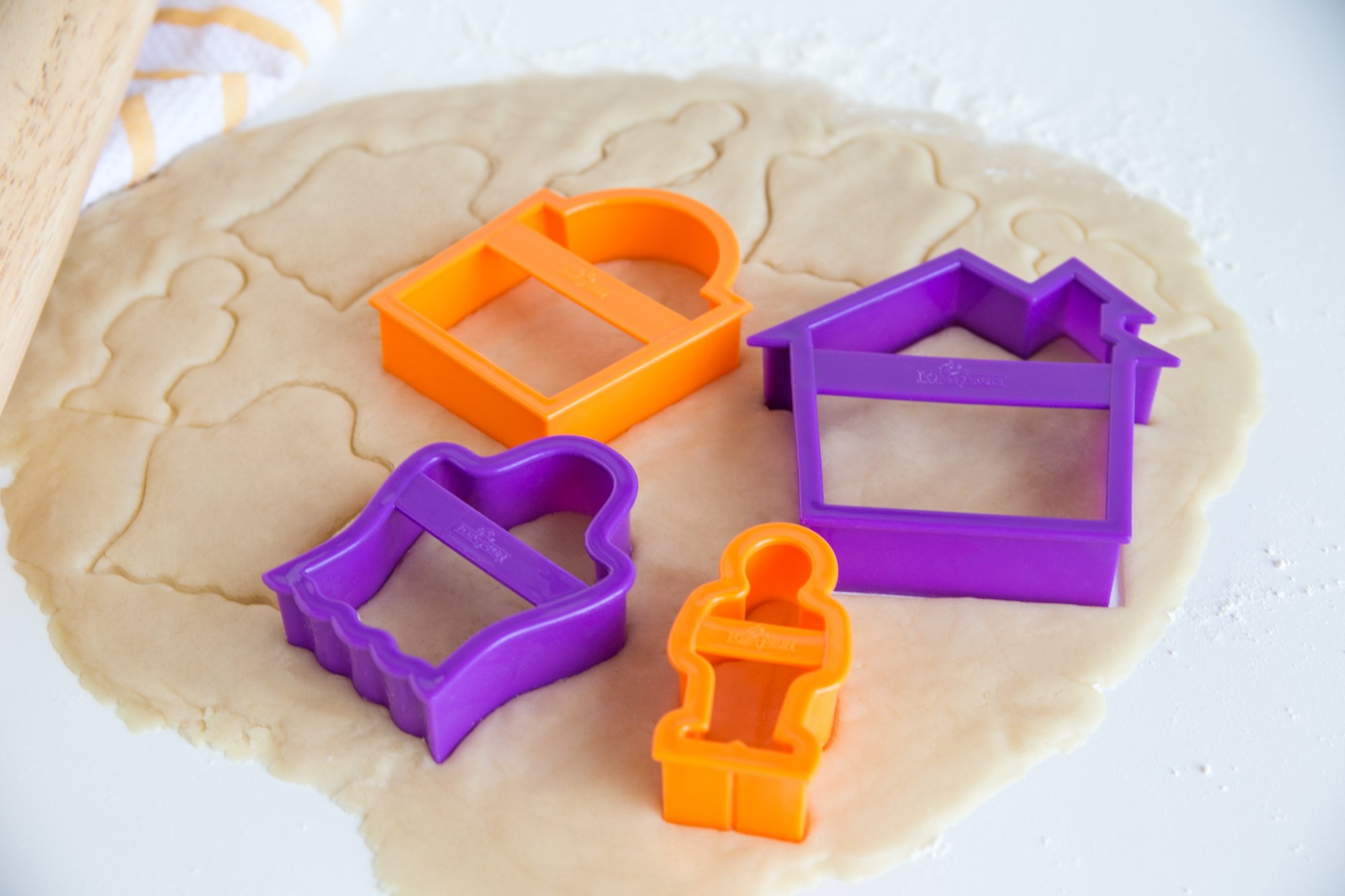 Fox Run 3668 Nesting Halloween Cookie Cutters, 1.5 x 4.5 x 7.5 inches, Multicolored