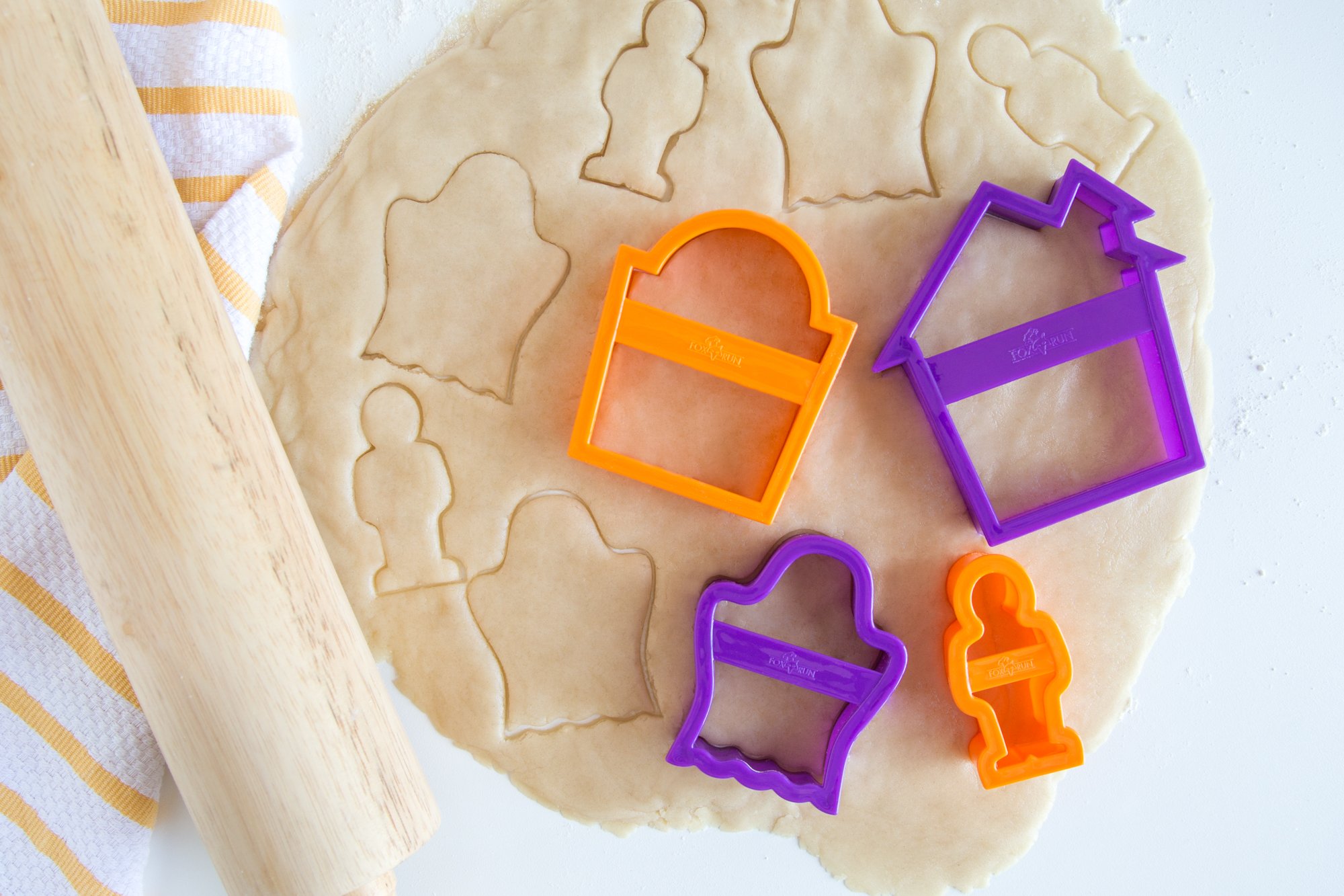 Fox Run 3668 Nesting Halloween Cookie Cutters, 1.5 x 4.5 x 7.5 inches, Multicolored