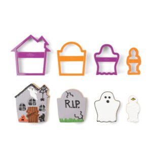 Fox Run 3668 Nesting Halloween Cookie Cutters, 1.5 x 4.5 x 7.5 inches, Multicolored