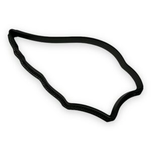 cardinal head cookie cutter with easy to push design, for baby showers, work events, and birthday celebrations (5 inch)