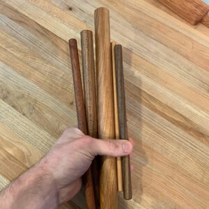 Pasta rolling pins, mini mattarello