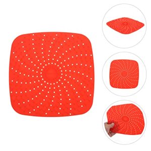 Hemoton Air 3pcs Kitchen Patch Parchment Reusable Silicone Liners: Trivet with fryer Cm Replacement Gadget Steamer Non- Pad Practical Holders Non Home Baking Tool Useful Grade Tray