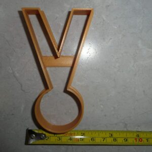 RUNNER MEDAL RUNNING AWARD RIBBON HALF MARATHON 5K 10K 15K ATHLETE COOKIE CUTTER MADE IN USA PR2893