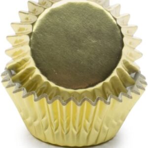 Fox Run Inc. Mini Gold Foil Cupcake Liners, 48-Count