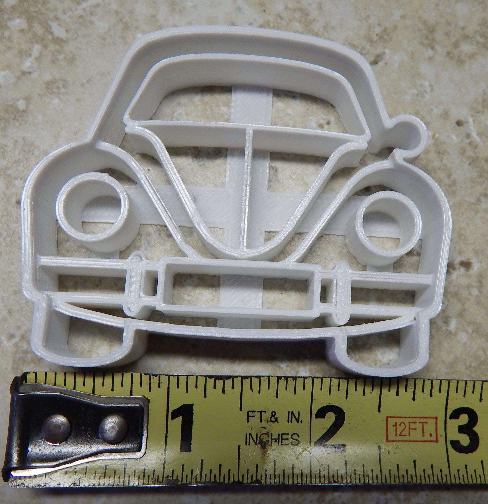 BEETLE BUG CAR FRONT VIEW HIPPIES LOVEBUG VEHICLE LOVE TRAVEL COOKIE CUTTER MADE IN USA PR2160