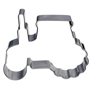 Farm Tractor Cookie Cutter, Premium Food-Grade Stainless Steel, Dishwasher Safe