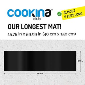 COOKINA Reusable Non-Stick Mat – Extra-long and 100% Non-Stick, Easy to Clean and Cut to Size for the Oven and Barbecue