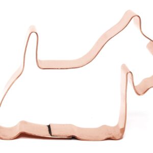 Small Scottish Terrier Dog Copper Cookie Cutter