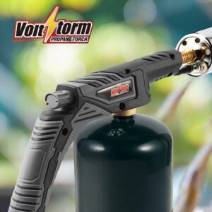 Cooking Torch Propane Torch, Culinary Torch with High Output 100,000 BTU, Grill Gun, Sous Vide Torch, Grilling Torch, Charcoal Starter, Kitchen Torch for Searing Steaks, Meat, Roasting Peppers, BBQ