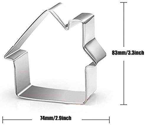 WOTOY House Biscuit Cookie Cutter - Stainless Steel