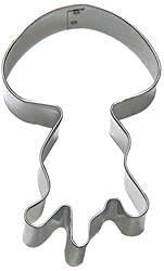 jellyfish 3.5 inch cookie cutter from the cookie cutter shop – tin plated steel cookie cutter