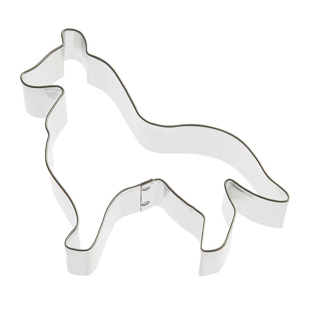 Foose Collie Dog Cookie Cutter 4.75 Inch Animals Handmade in USA Tin Plated Steel