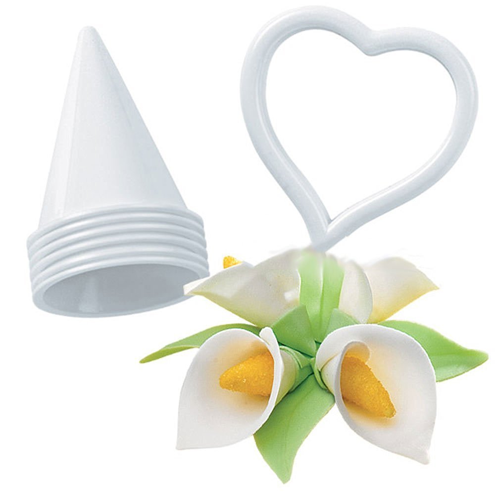 Joinor Cake Flower Calla Lily Former Cutter Sugarcraft Decorating Set of 7