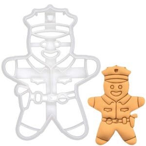 police officer cookie cutter, 1 piece - bakerlogy