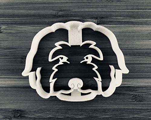 Golden Doodle Cookie Cutter and Dog Treat Cutter - Dog Face - 3 inch