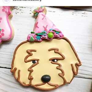 Golden Doodle Cookie Cutter and Dog Treat Cutter - Dog Face - 3 inch