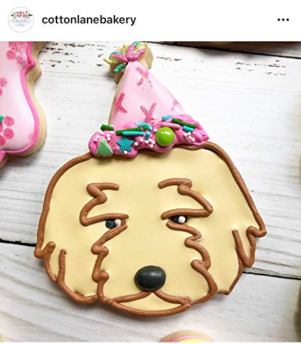 Golden Doodle Cookie Cutter and Dog Treat Cutter - Dog Face - 3 inch