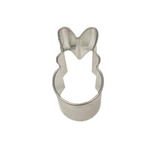 mini easter marshmallow bunny rabbit 2 inch cookie cutter from the cookie cutter shop – tin plated steel cookie cutter
