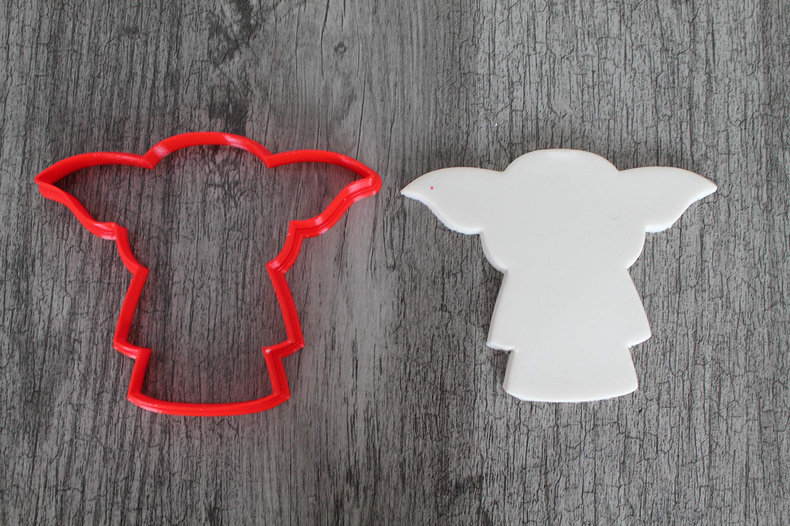 Alien Baby Outline Cookie Cutter Cute Animal Contour Cutter Fondant Dough Clay Mold (3pcs, 3.5")