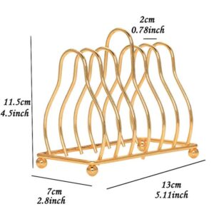 6 Slice Stainless Steel Toast Rack,Toast Rack Bread Loaf Slice Holder Stand Table Serving