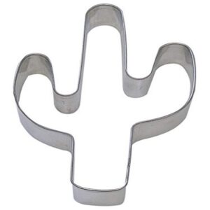 r&m cactus 6" cookie cutter in durable, economical, tinplated steel