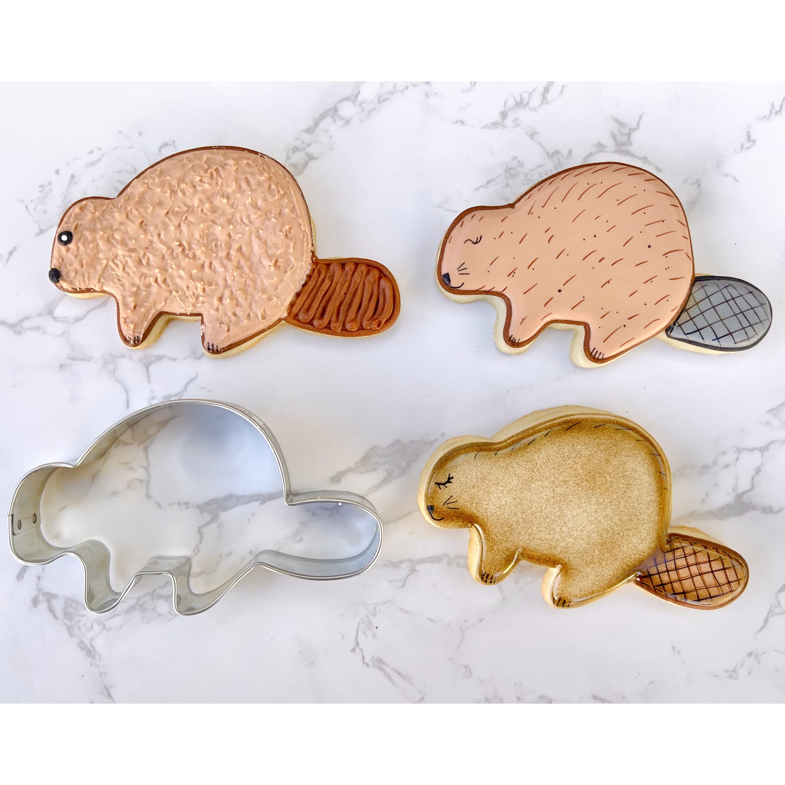 Beaver Cookie Cutter, 4" Made in USA by Ann Clark