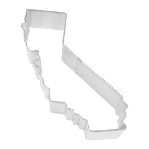 r&m california state cookie cutter in durable, economical, tinplated steel