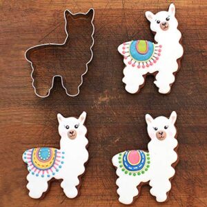 Cute Llama/Alpaca Cookie Cookie Cutter, 4" Made in USA by Ann Clark