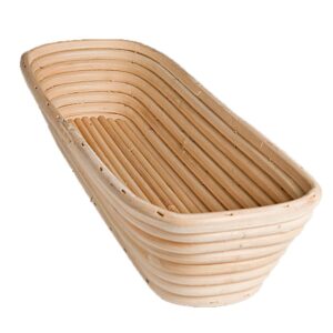 frieling rectangular brotform bread rising basket, 15 x 5.5-inch