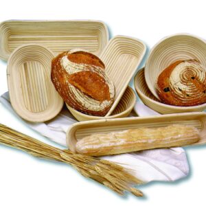 Frieling Rectangular Brotform Bread Rising Basket, 15 x 5.5-Inch