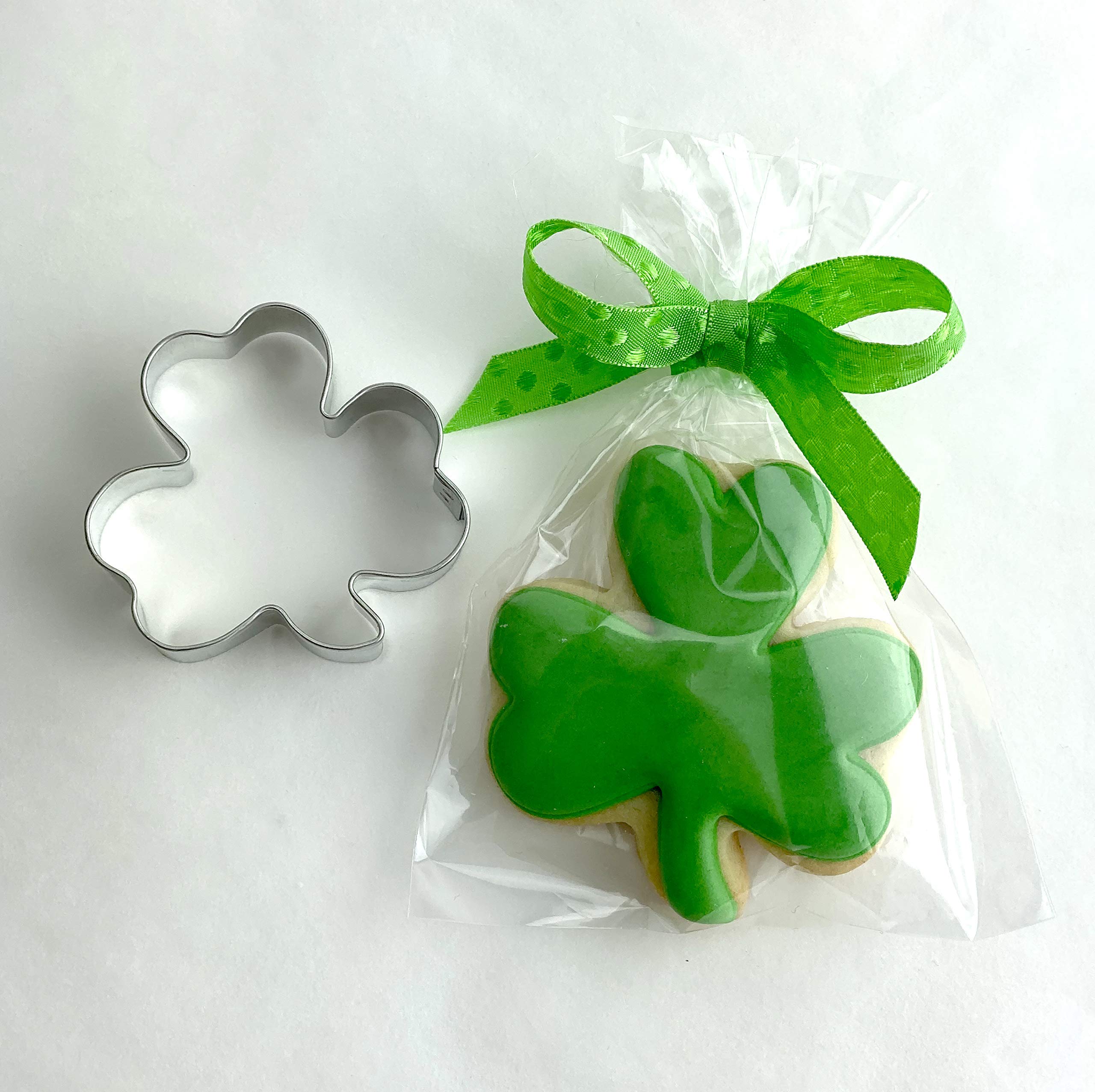 Shamrock Cookie Cutter 2.5" Made in USA by Ann Clark