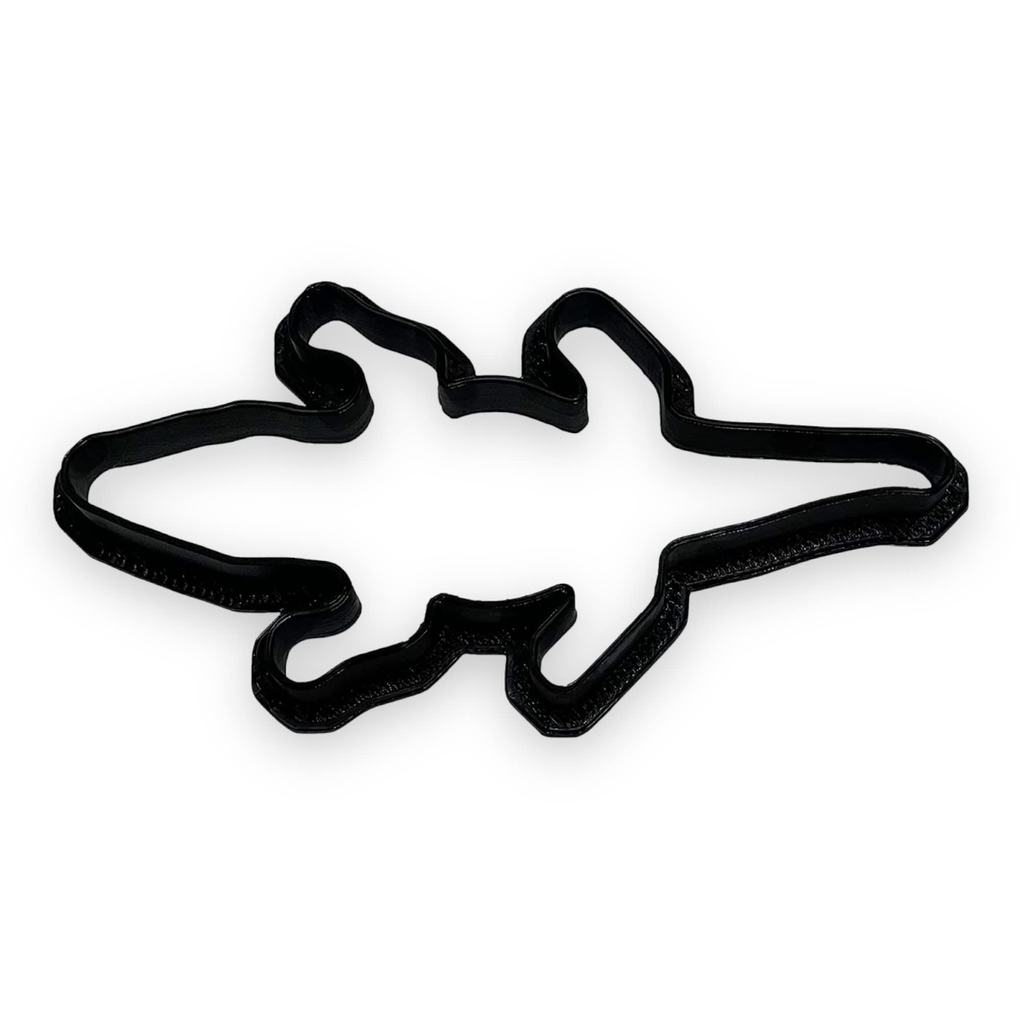 Alligator Cookie Cutter with Easy to Push Design (5 inch)