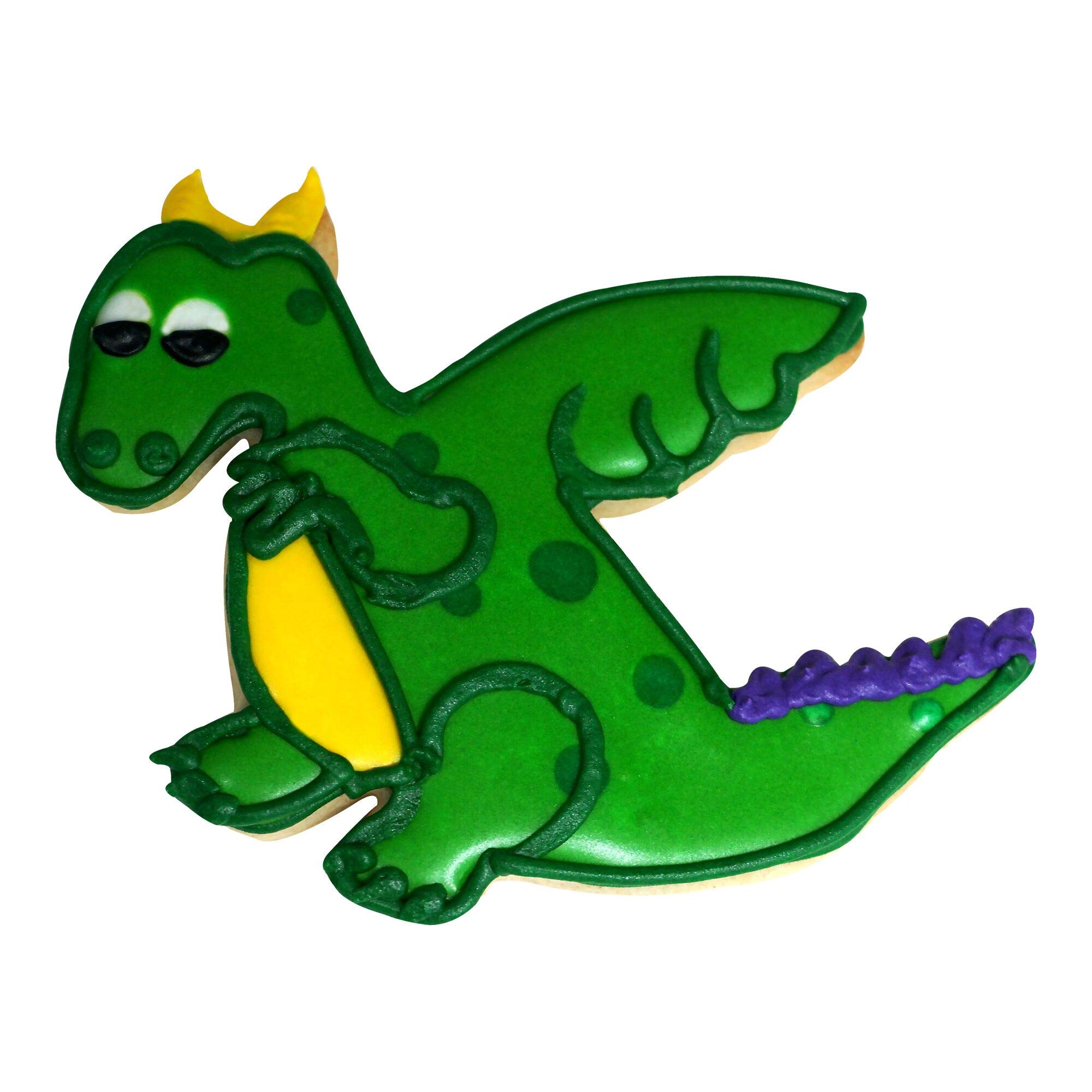 Dragon Dinosaur 3.75 Inch Cookie Cutter from The Cookie Cutter Shop – Tin Plated Steel Cookie Cutter