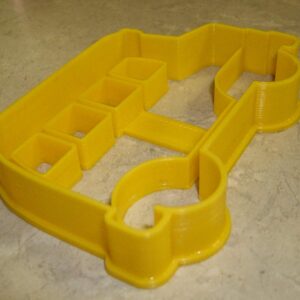 SCHOOL BUS DETAILED SIDE VIEW STUDENT TRANSPORTATION COOKIE CUTTER MADE IN USA PR837