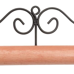 ROLLING PIN RACK - Hand Forged Heavy Duty Wrought Iron Amish Blacksmith Handcrafted & Made in The USA