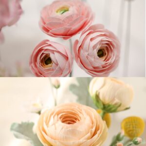 6Pcs Peony Gum Paste Veiner Stainless Steel Fondant Cutter Set Fondant Flower Veining Molds Chocolate Making Tool