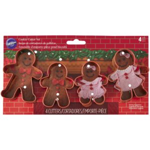 wilton gingerbread family cookie cutter set
