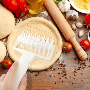 JOGILBOY Dough Docker Pizza Pie Dough Roller Docker Pizza Roller Spikes Time-Saver Dough Docker Hole Punch Crust blistering Killer Baking Tools for Pizza Crust Pastry Dough Pie Pizza Bread