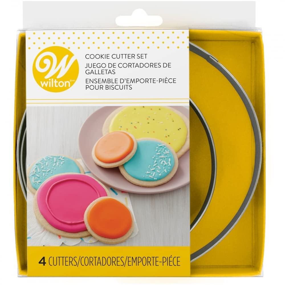 Wilton Nesting Circles Cookie Cutter Set, 4-Piece
