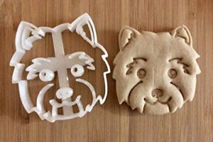 west highland white terrier - westie cookie cutter and dog treat cutter - dog face - 3 inch