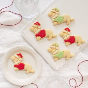 Christmas Dachshund cookie cutter, 1 piece - Bakerlogy