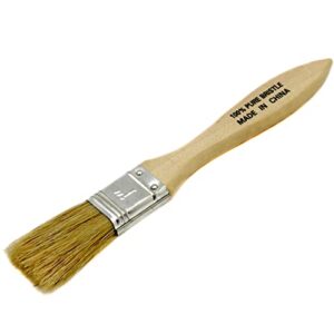 chef craft select wooden pastry/basting brush, 7.5 inches in length 1 inch width, natural