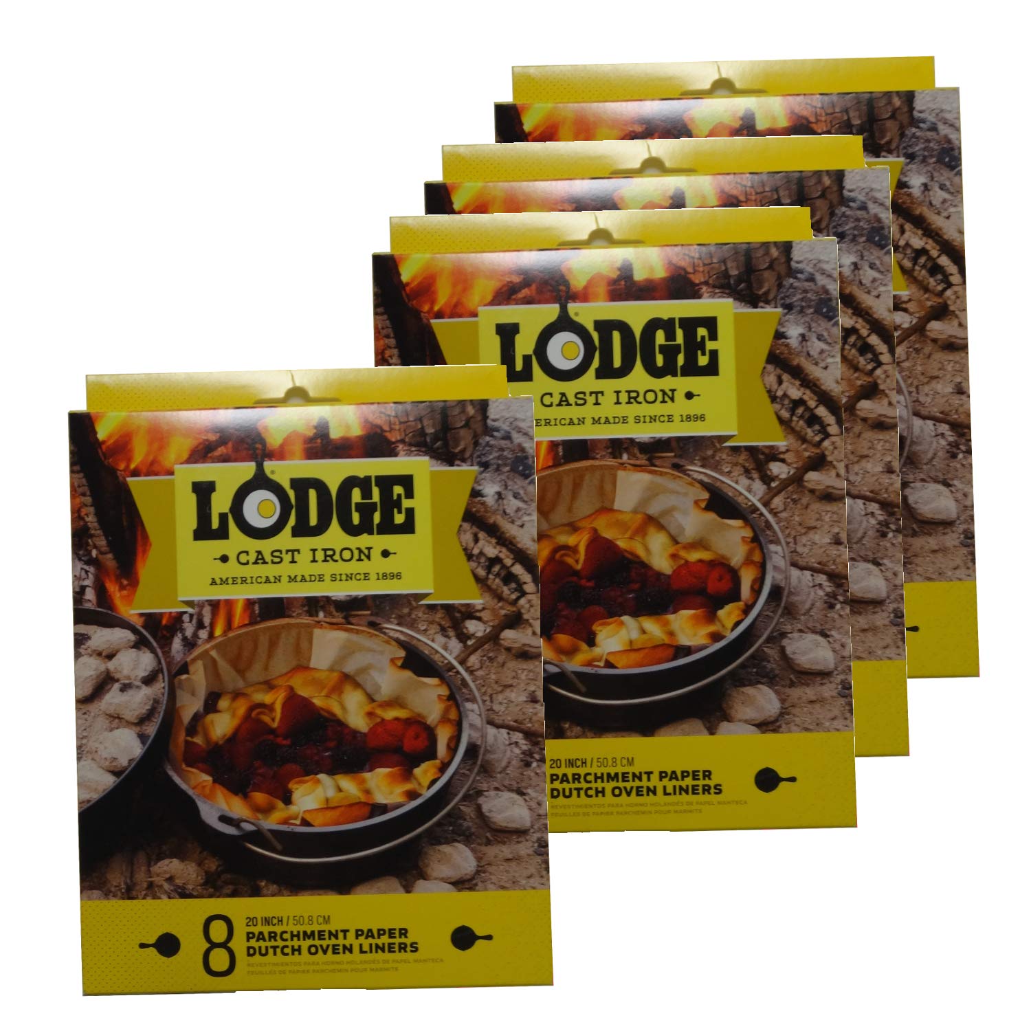 Lodge Parchment Paper 20 Inch Dutch Oven Liner, Set of 32