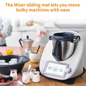 HEEPDD Kitchen Sliding Mat, Kitchen Countertop Appliance Sliders Mat Mixer Mover for Thermomix TM6 TM5 Coffee Makers Blenders Toasters Air Fryer