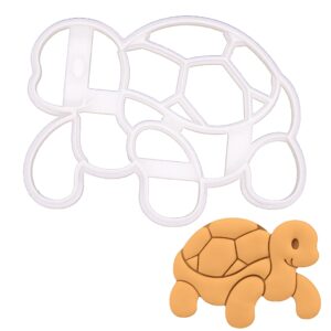 cute tortoise cookie cutter, 1 piece - bakerlogy