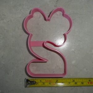 THEMED MAGICAL MOUSE WITH BOW NUMBER TWO 2 OUTLINE COOKIE CUTTER MADE IN USA PR4572