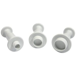 pme plunger cutters, miniature round, 3-pack