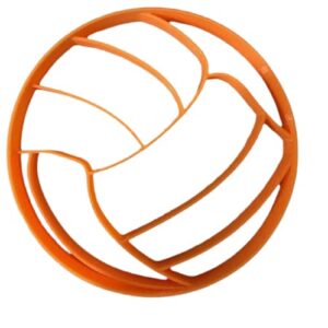 volleyball cookie cutter 4 inch