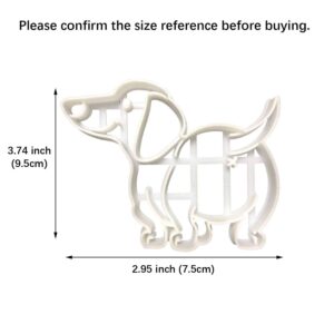 Dachshund Cookie Cutters, Dachshund Shape Mold 2pcs Set