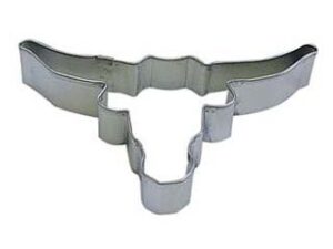 r&m longhorn 4" cookie cutter in durable, economical, tinplated steel